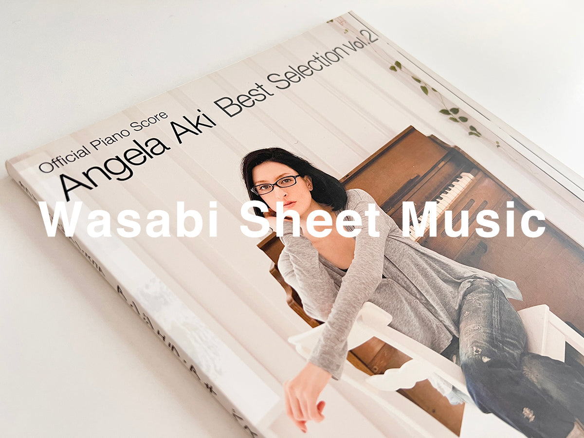 Angela Aki Best Selection Vol.2 for Piano and Vocal Official Sheet Music Book