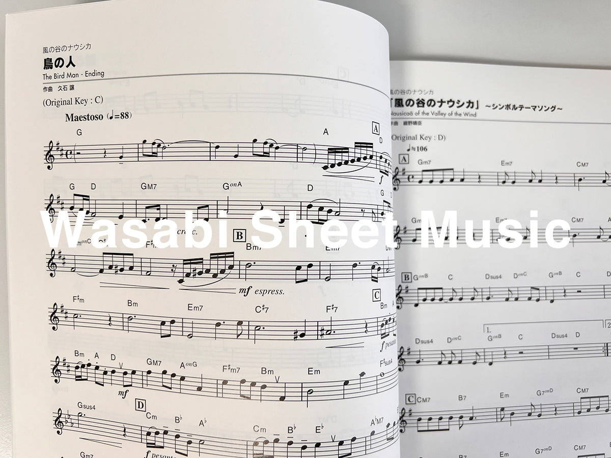 Studio Ghibli Melodies 100 for Trumpet Solo(Pre-Intermediate) Sheet Music Book