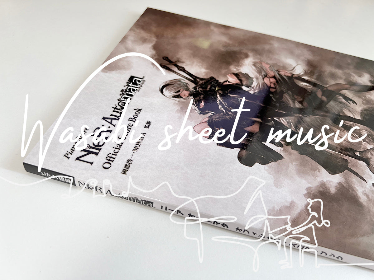 NieR Automata Official Score Book Piano Solo with Keiichi Okabe and MONACA(Intermediate) Sheet Music Book