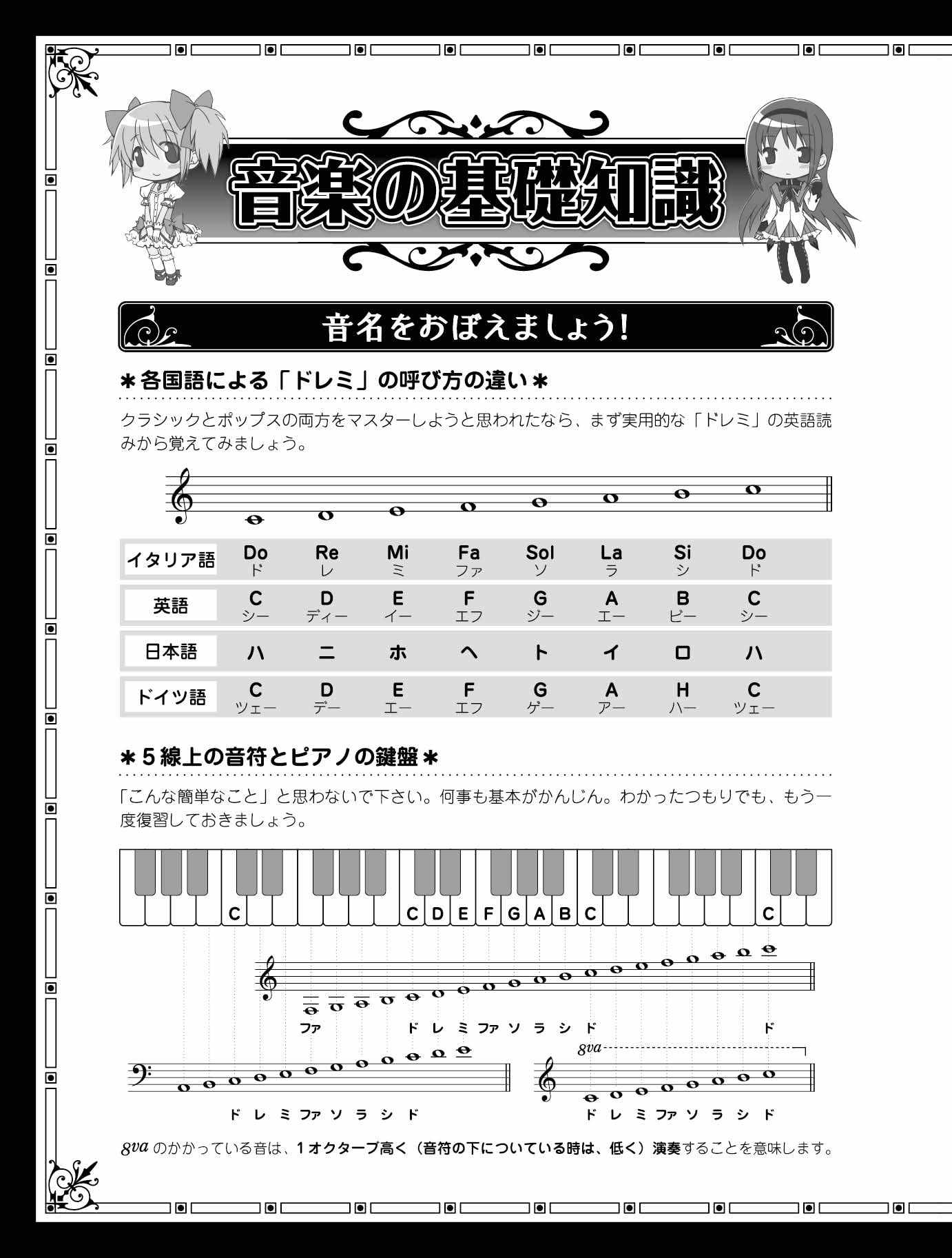 Puella Magi Madoka Magica(Anime) Piano Selection Piano Solo(Intermediate) Sheet Music Book