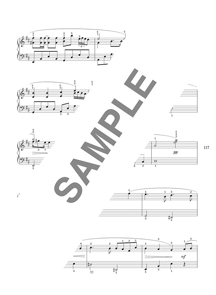 The Piano Solo collection of popular songs with gorgeous arrangement for Grown-ups Piano Solo(Pre-Intermediate) Sheet Music Book