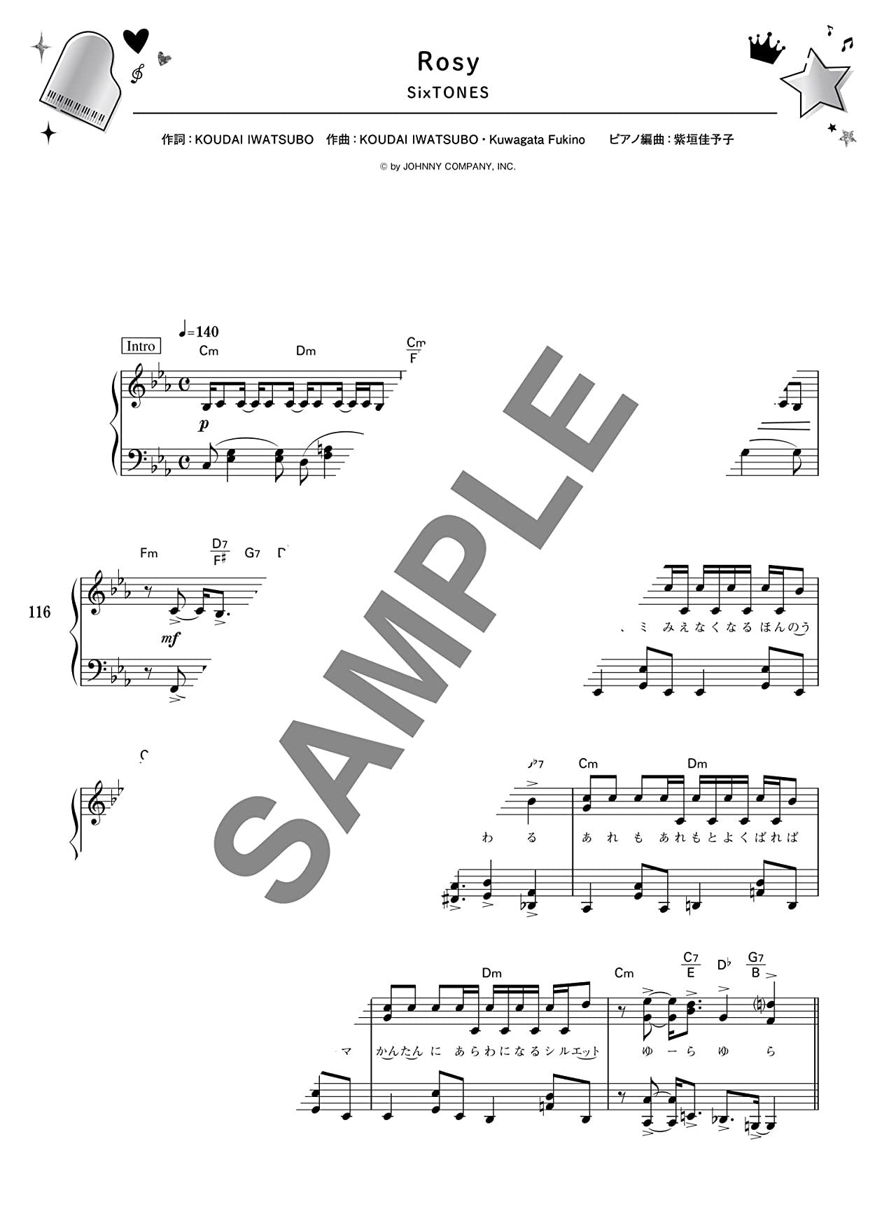J-POP: Boys Idol Best for Piano Solo (Fortgeschrittene) Notenbuch