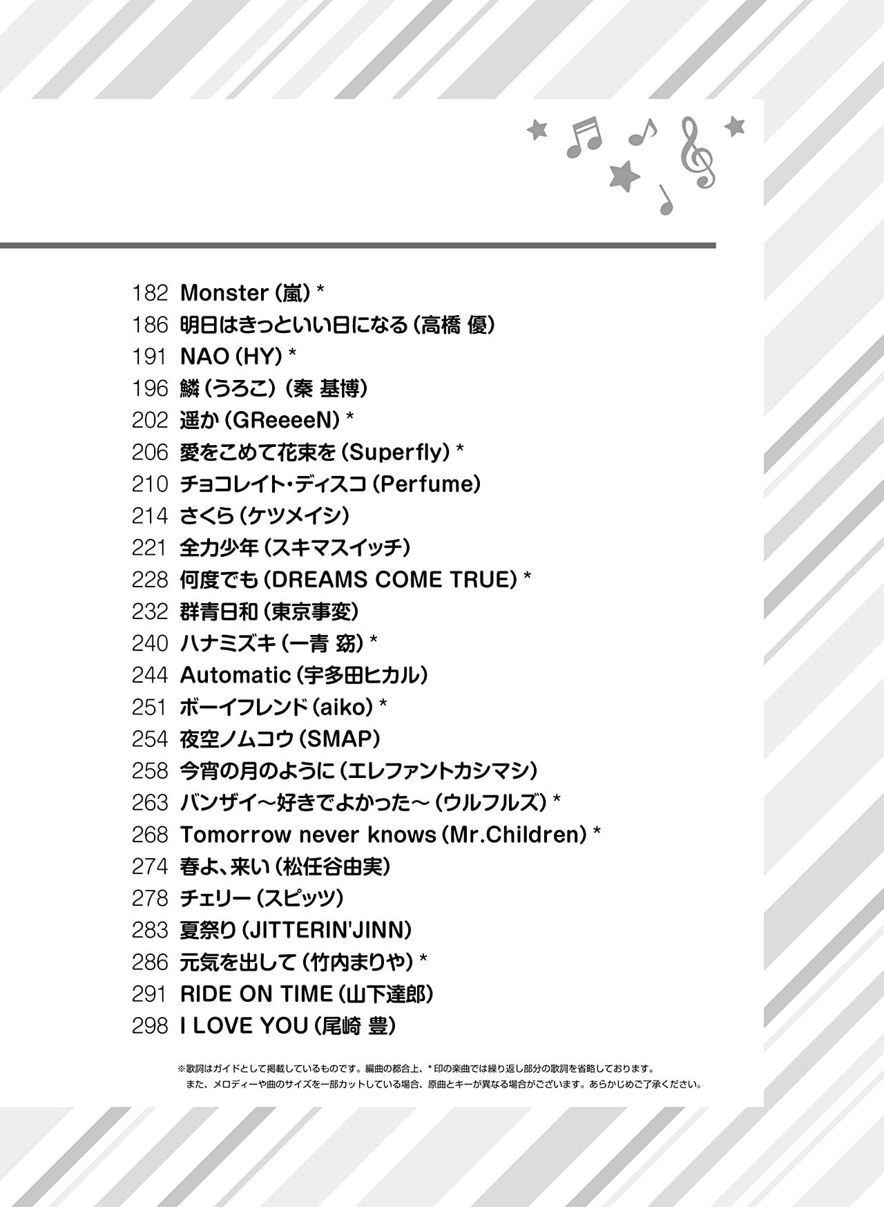 J-POP Popular Songs for Piano Solo(Easy) Sheet Music Book