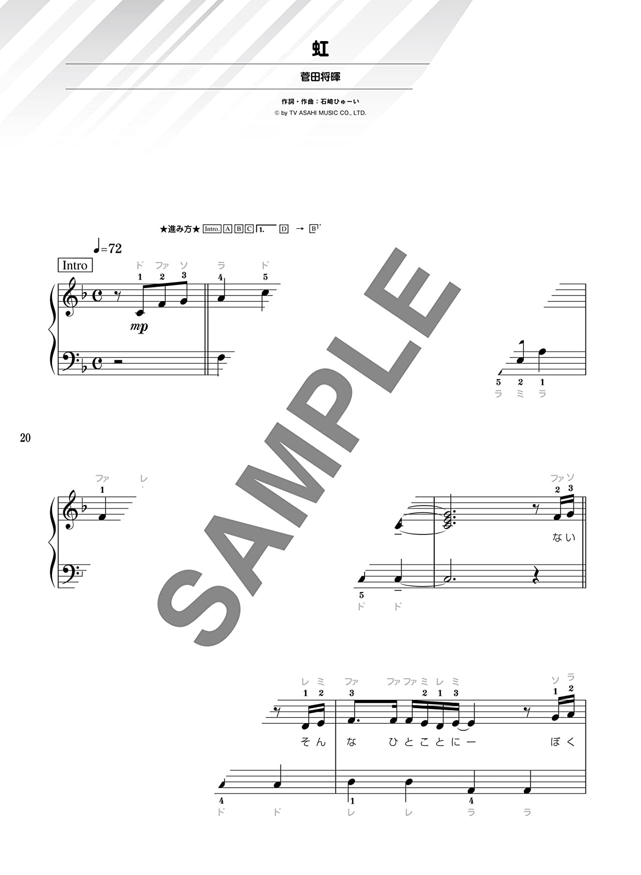 J-POP Popular Songs for Piano Solo(Easy) Sheet Music Book