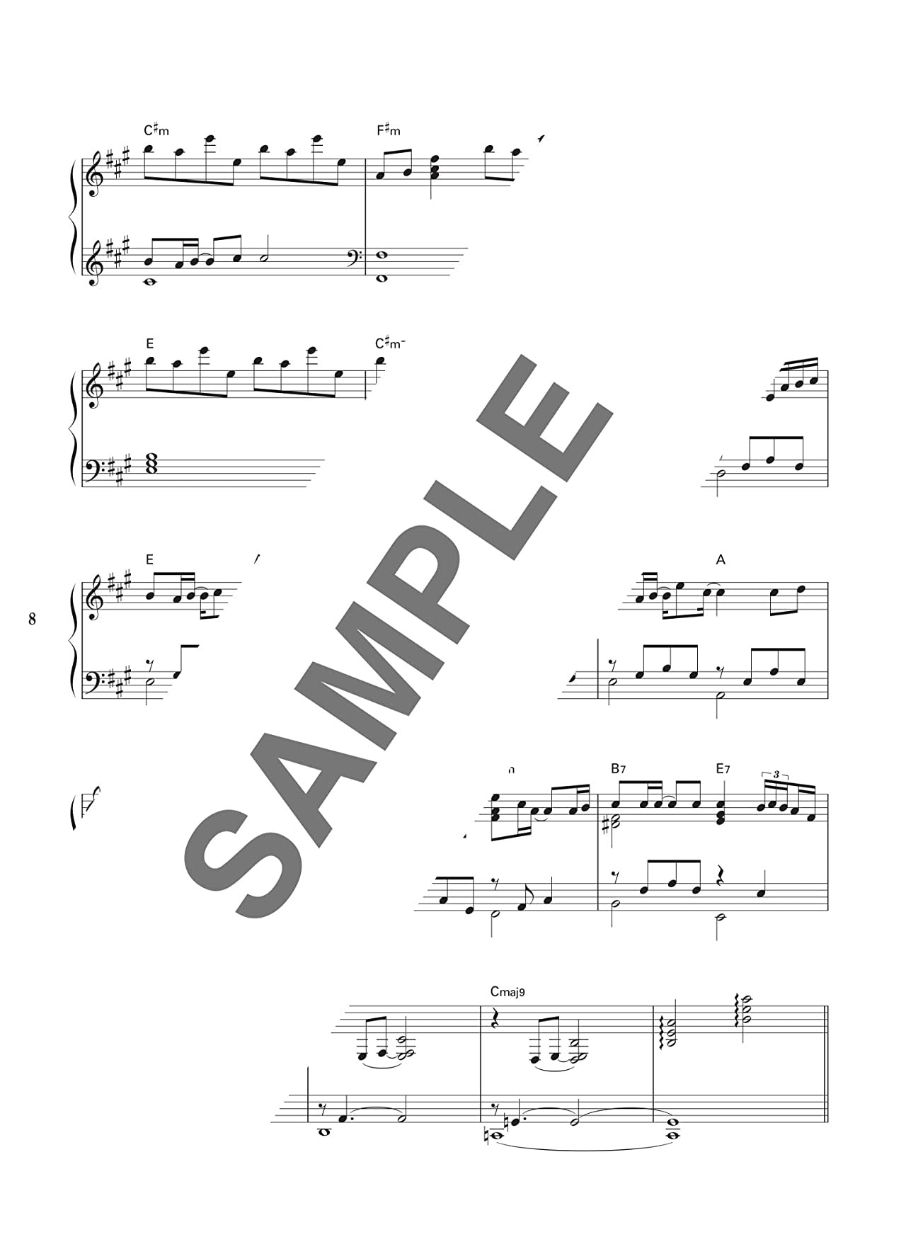 Popular Songs Piano Solo for Pianist that you really want to play!!(Intermediate) Sheet Music Book