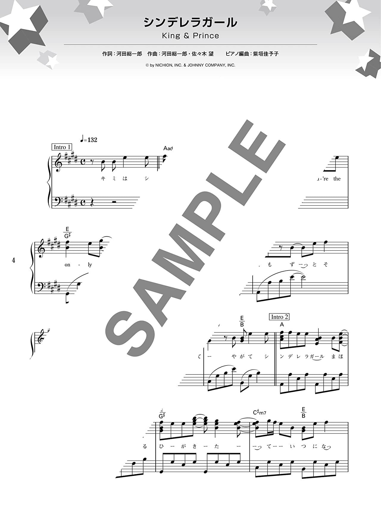 Boys Idol Best J-POP for Piano Solo(Intermediate) Sheet Music Book