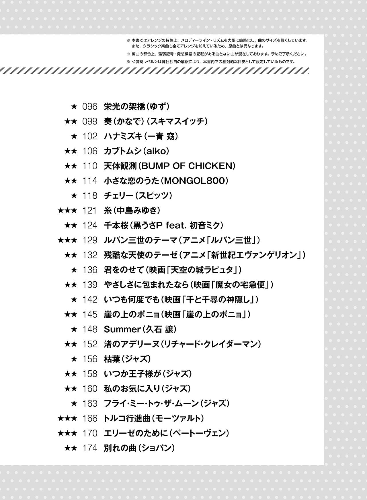 J-POP und Standard-Songs Big-Note für Klaviersolo (einfach) Notenbuch