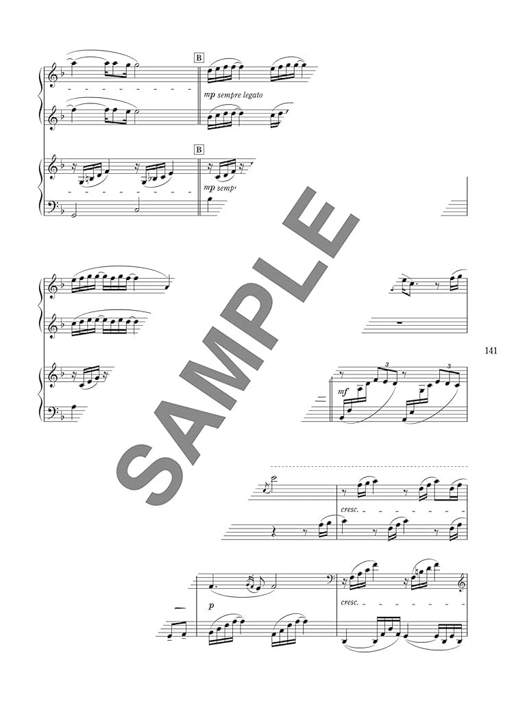 Die Sammlung erstklassiger Lieder für das Notenbuch „Klavierduett (Mittelstufe)“.