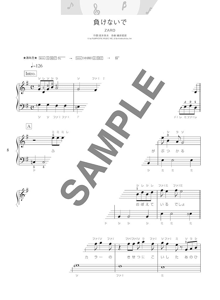 J-POP Hits 90s & 2000s for Piano Solo(Easy) Sheet Music Book