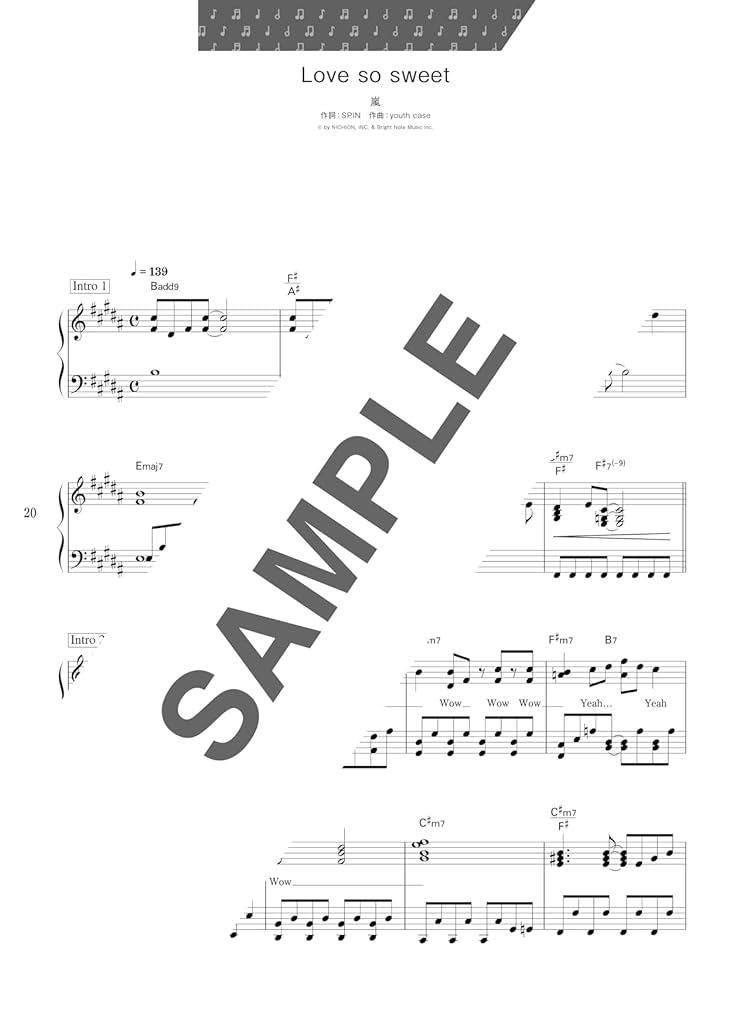 Japanese Hits from the Heisei Era(1989-2019) Piano Solo(Intermediate) for Twenties Sheet Music Book