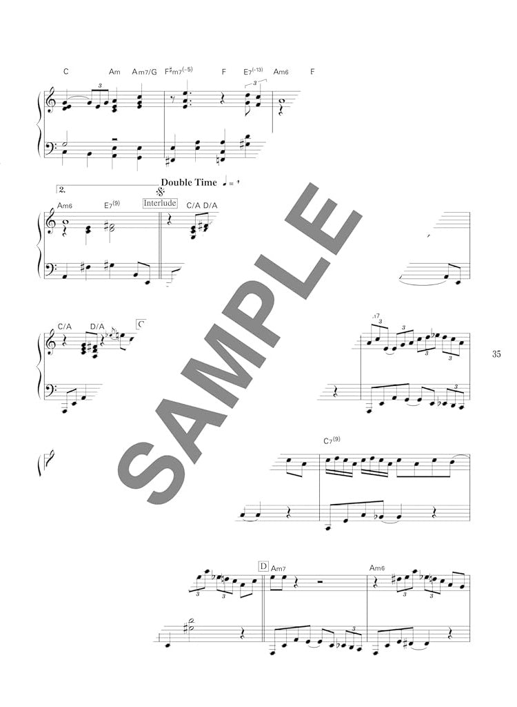 High Grade Piano Solo: Jazz Standard Great Song Selection(Advanced) Sheet Music Book
