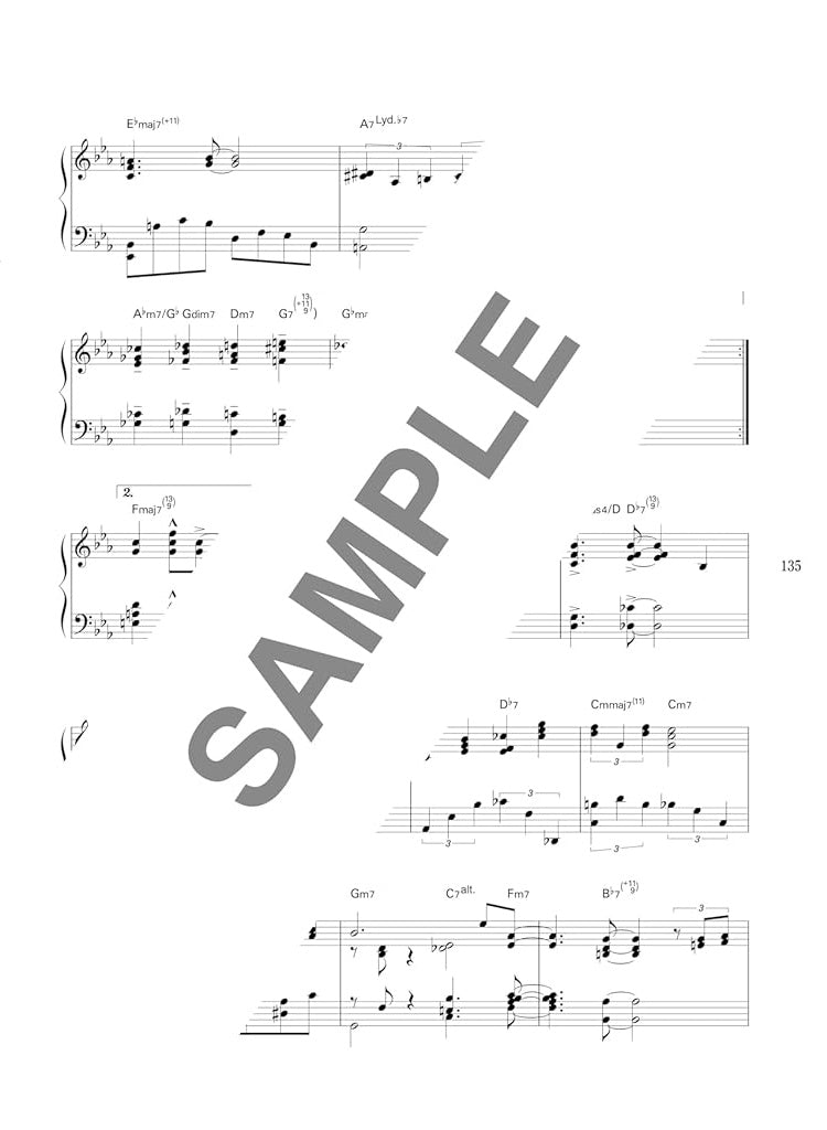 High Grade Piano Solo: Jazz Standard Great Song Selection(Advanced) Sheet Music Book