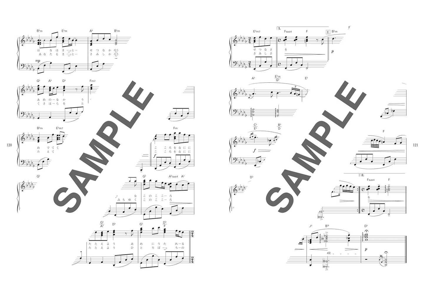 Studio Ghibli Masterpieces - Piano Solo in Original Key & Full Version (Intermediate) - Sheet Music Book