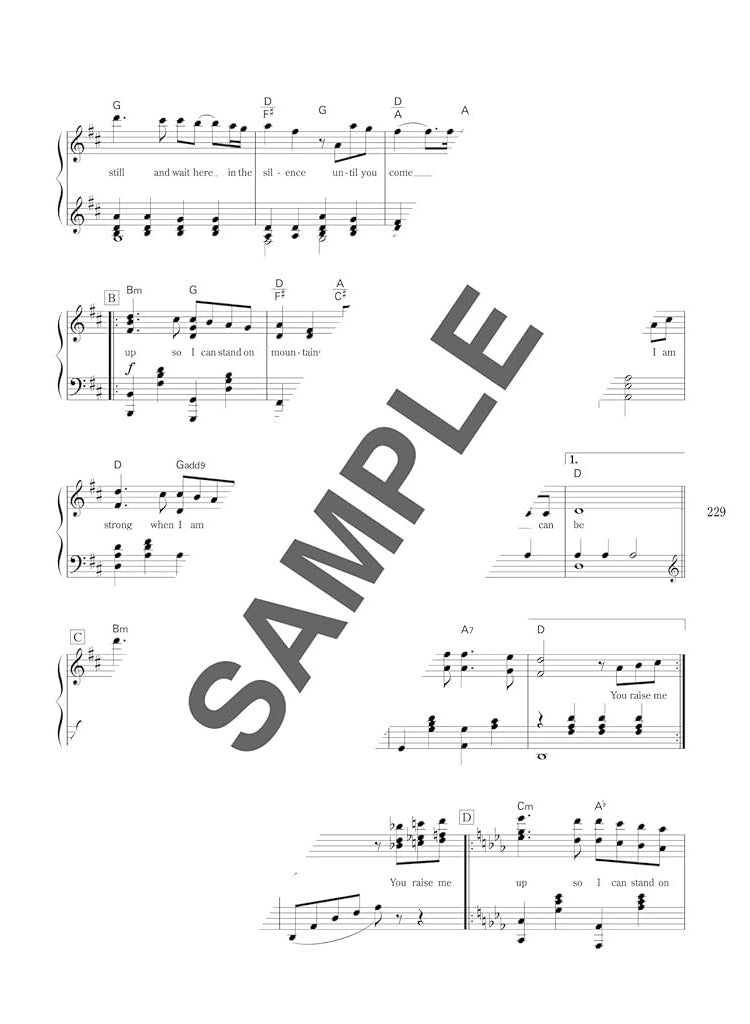 Best Ballad Songs for Piano Solo(Intermediate) Sheet Music Book