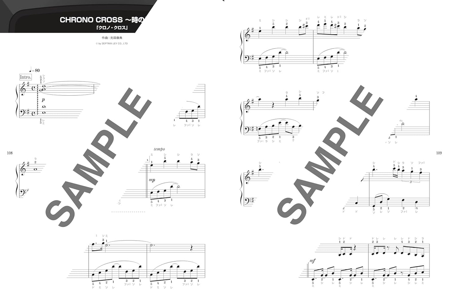Anime & Game Song Favorites Collection with Note Names - Piano Solo (Easy) - Sheet Music Book
