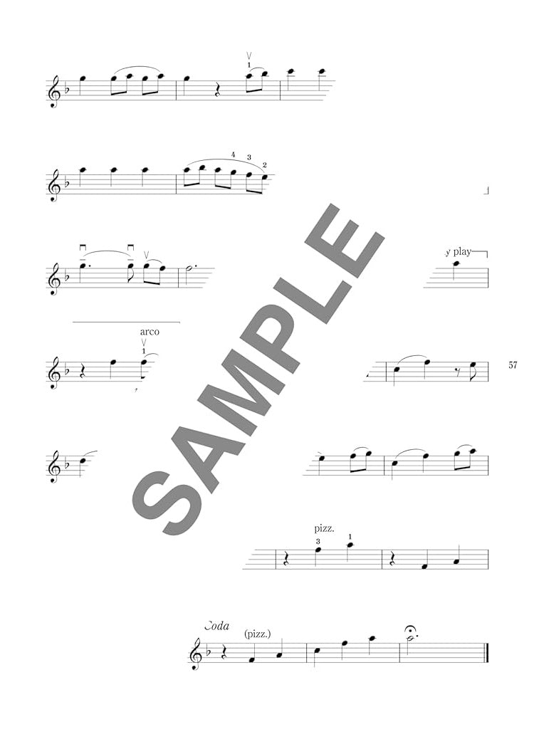 Studio Ghibli-Sammlung für Violinsolo (Obere Mittelstufe) Notenbuch