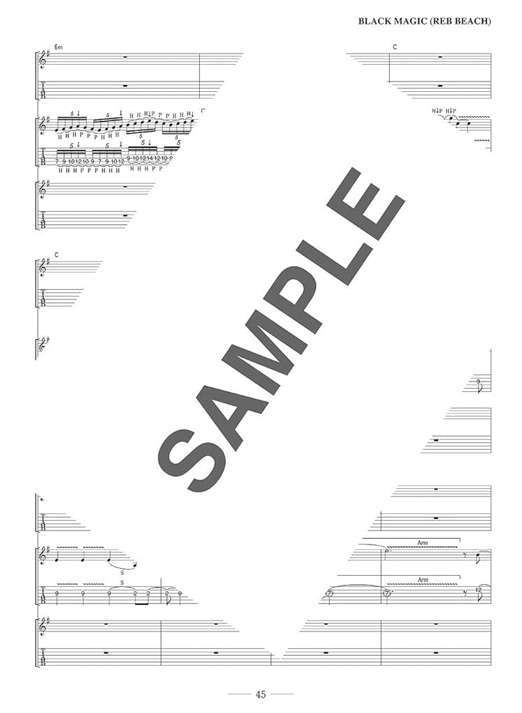 The collection of most standard songs for Guitar Solo Sheet Music Book