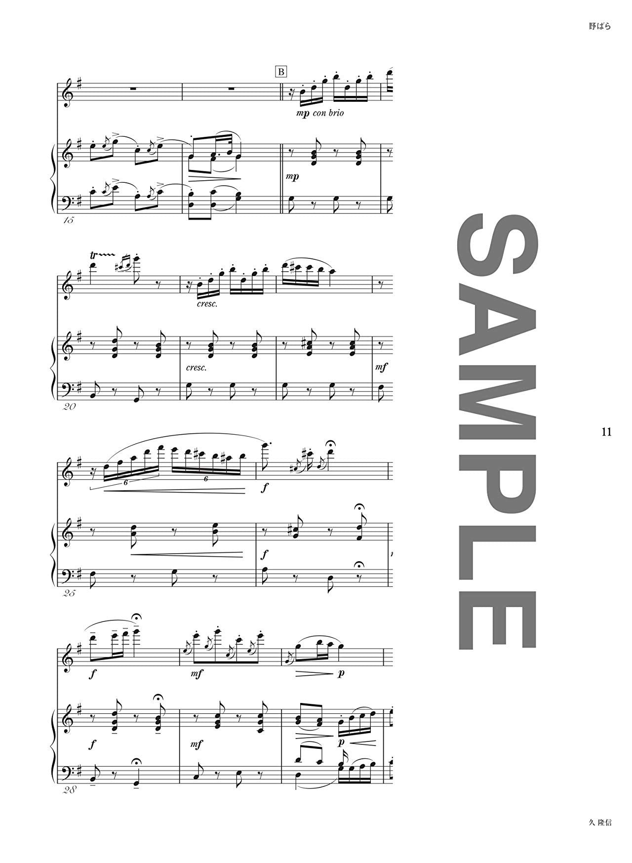 Classical music Selection Flute and Piano(Upper-Intermediate) Sheet Music Book