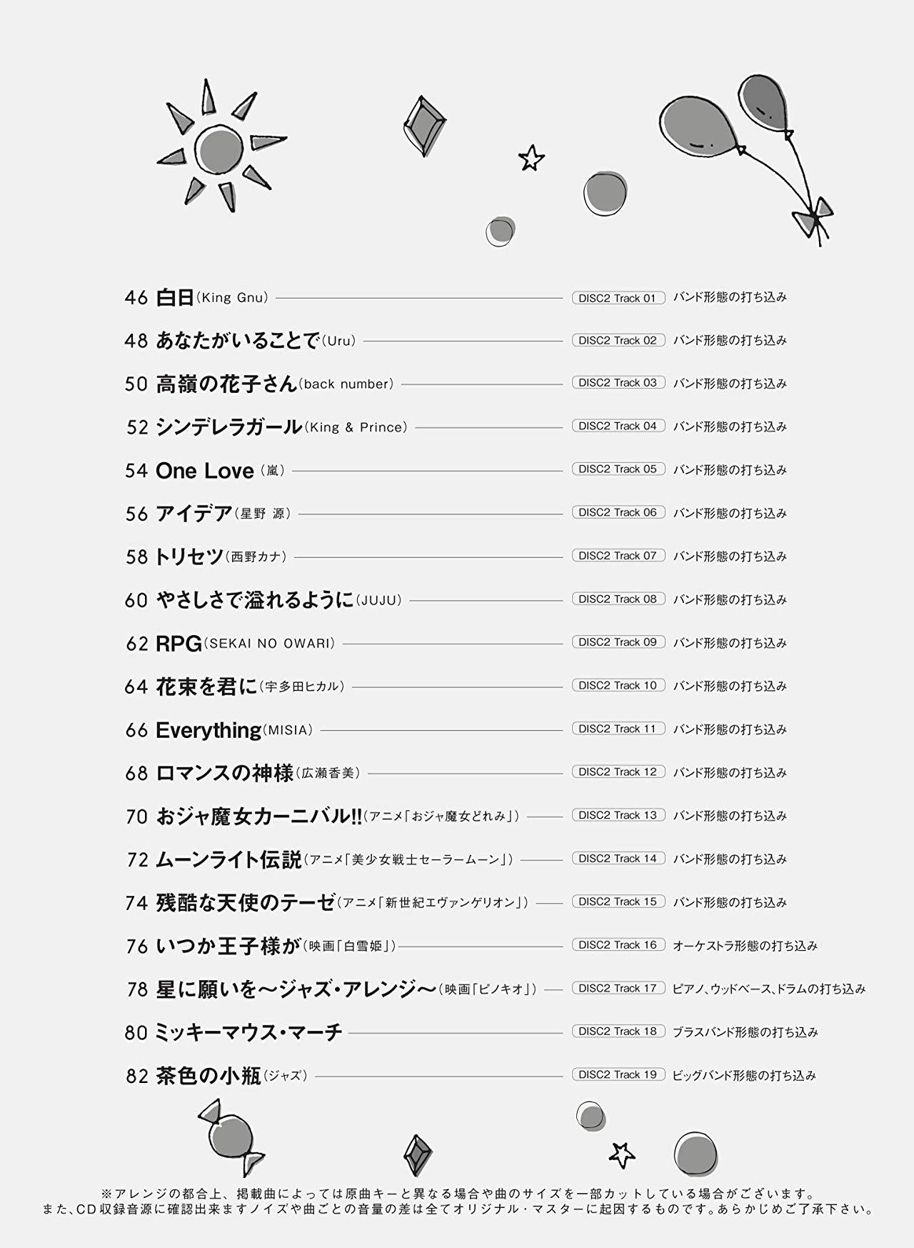 J-POP and Standard Collection for Flute Solo(Upper-Intermediate) w/CD(Backing Tracks) Sheet Music Book