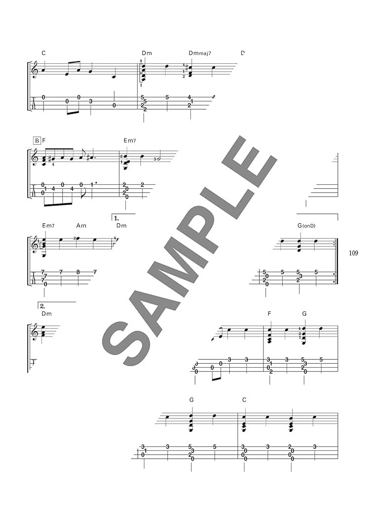 The collection of popular songs for Ukulele Solo w/CD(Demo Performance) Sheet Music Book