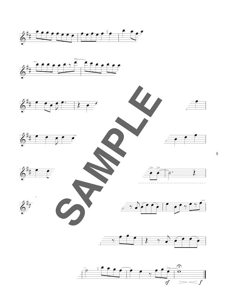 J-POP Hit songs for Flute Solo(Intermediate) Sheet Music Book