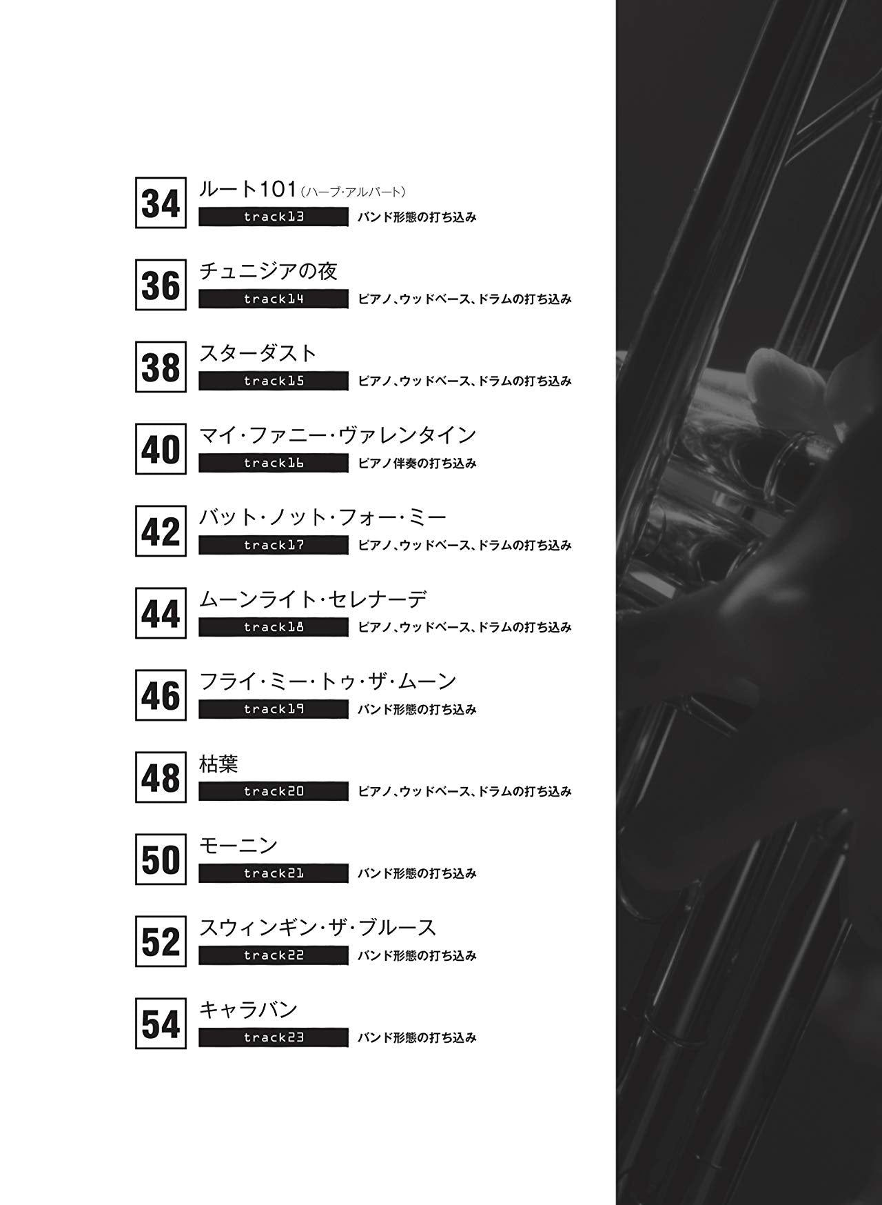 Jazz-Repertoire für Trompete Solo (obere Mittelstufe) mit CD (Backing Tracks), Notenbuch