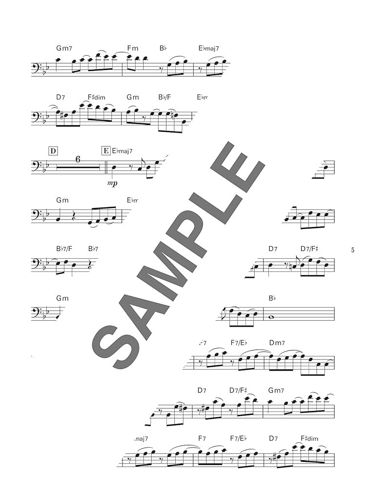 J-POP und Standard Collection für Posaune Solo (obere Mittelstufe) mit CD (Backing Tracks) Notenbuch