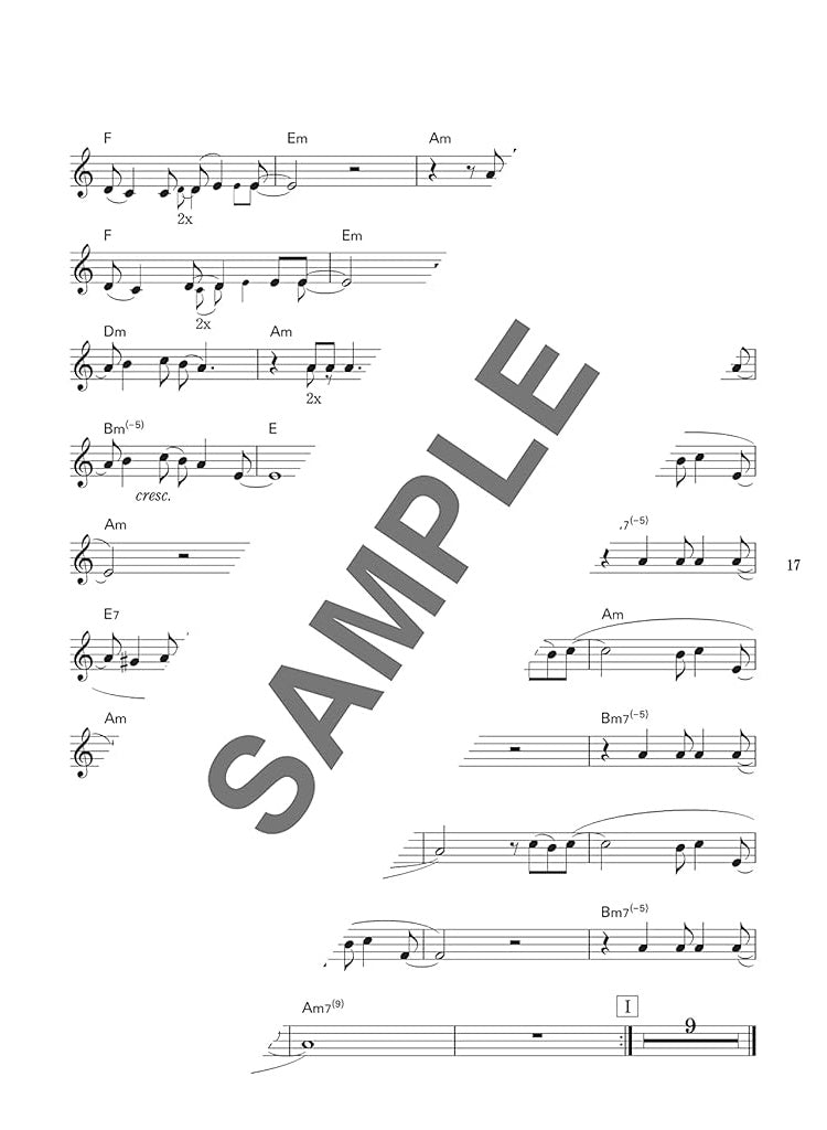 Kayokyoku J-POP Collection for Trumpet Solo w/CD(Backing Tracks) Sheet Music Book