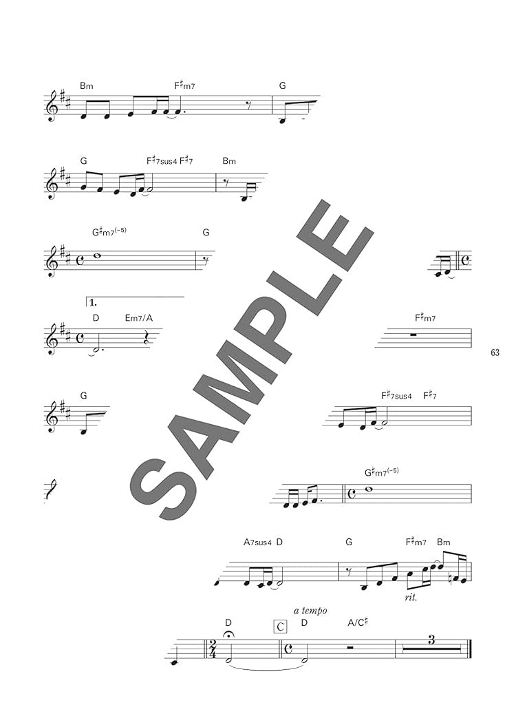 Kayokyoku J-POP Collection for Trumpet Solo w/CD(Backing Tracks) Sheet Music Book