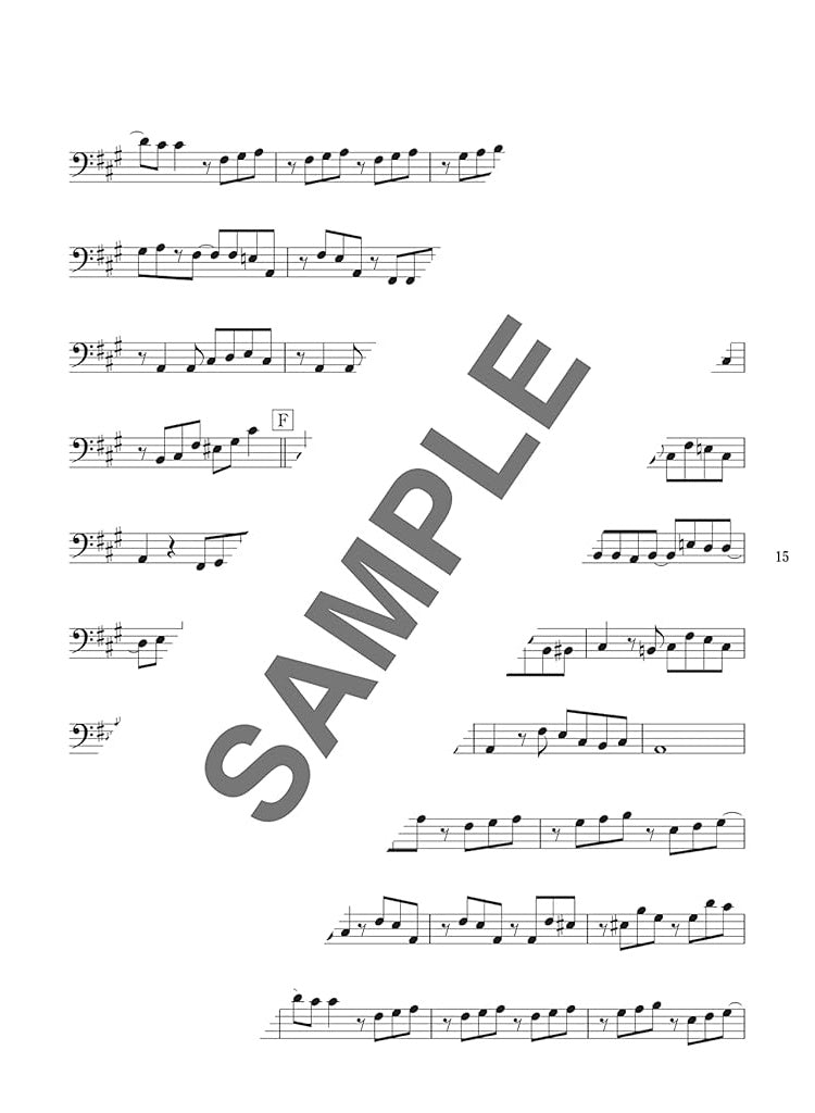 Popular Collection Trombone Solo for Teenagers Sheet Music Book