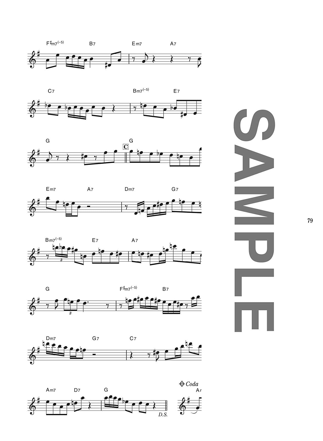 The collection of cool songs for Tenor Saxophone Solo(Upper-Intermediate) w/CD Sheet Music Book