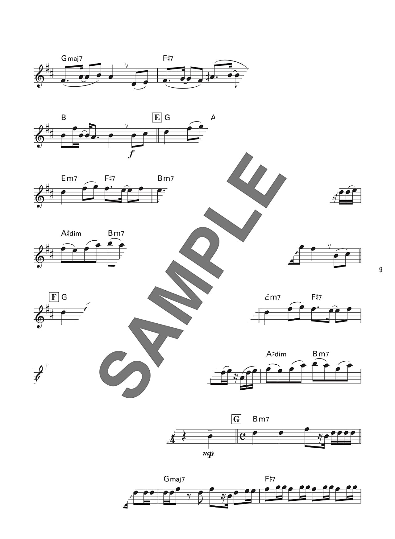 J-POP Anime songs Collection for Alto Saxophonew Solo/CD Sheet Music Book