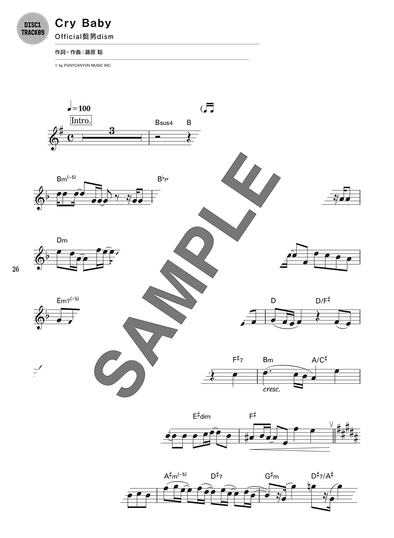 J-POP Anime songs Collection for Alto Saxophonew Solo/CD Sheet Music Book