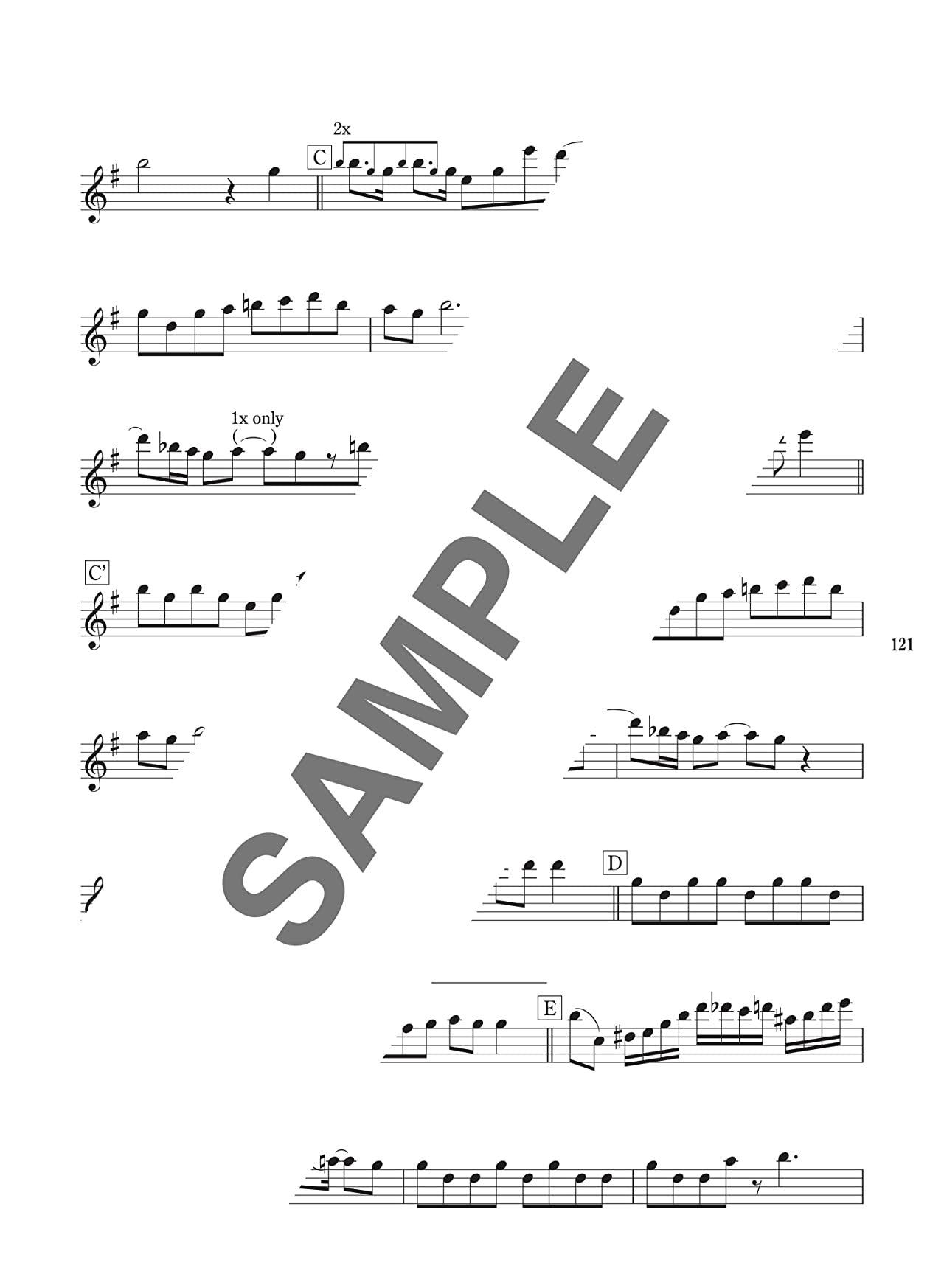 Beliebte Sammlung Tenorsaxophon-Solo für Teenager (Obere Mittelstufe) Notenbuch