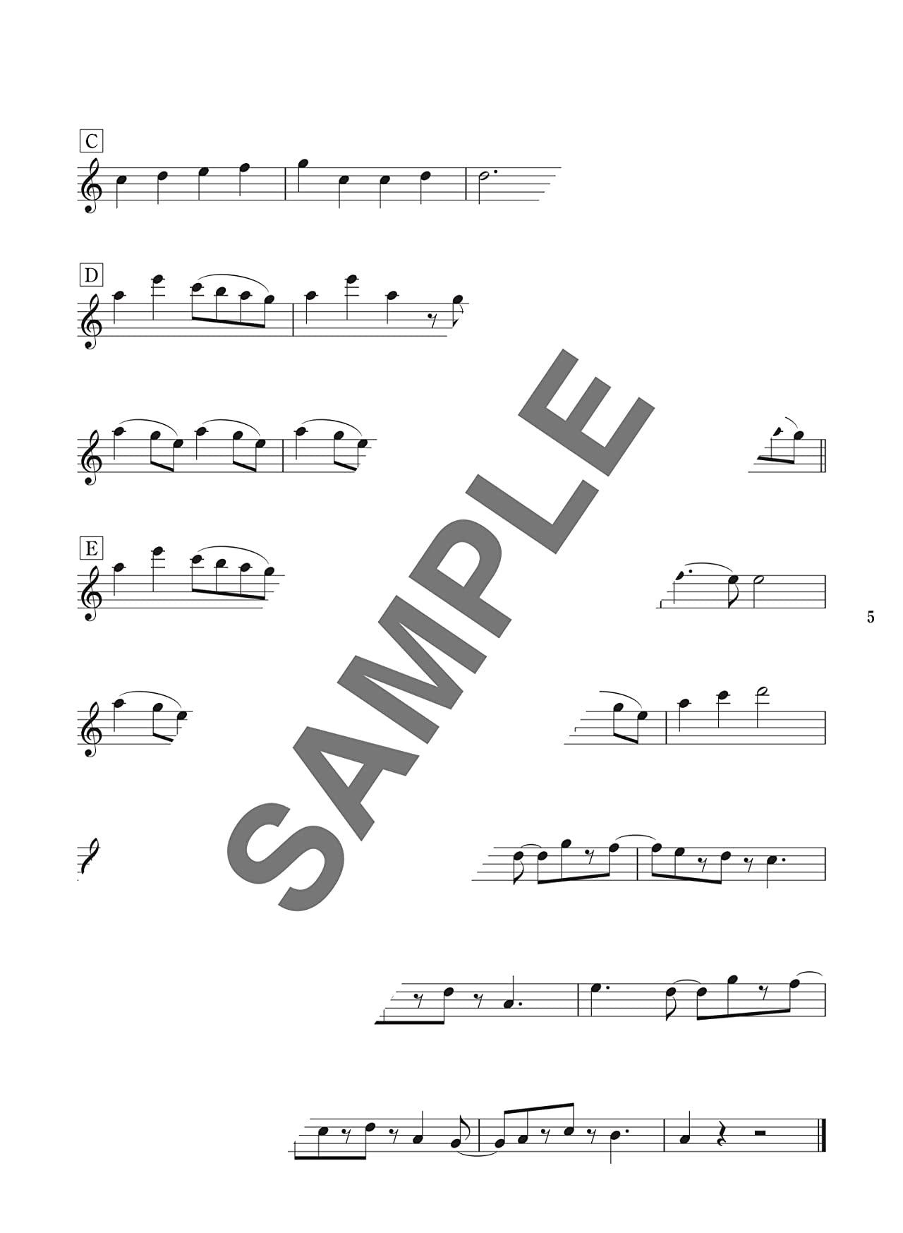 Standard Collection Alto Saxophone Solo(Easy) Sheet Music Book