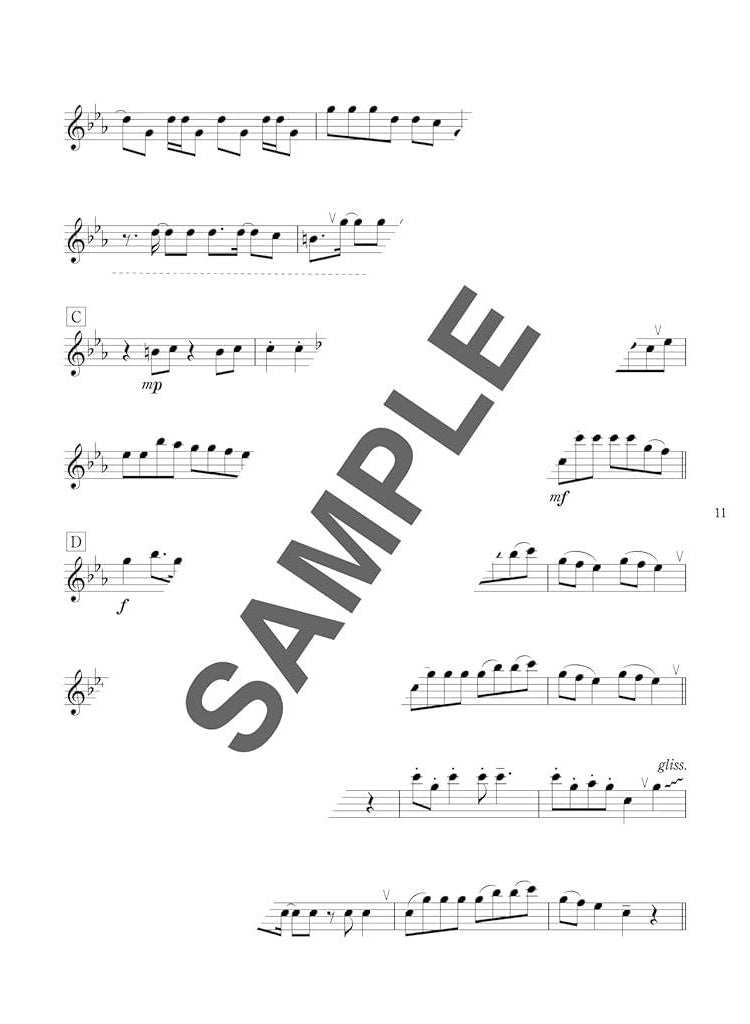 J-POP Hit songs for Alto Saxophone Solo(Intermediate) Sheet Music Book