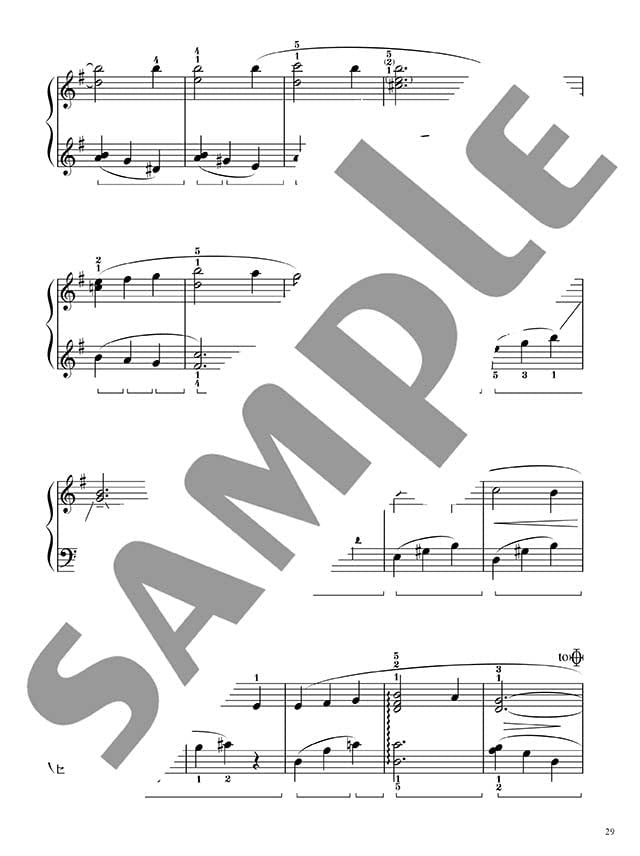 Impressive piano solo: Standard Repertory 2 for Grown-ups(Easy) Sheet Music Book