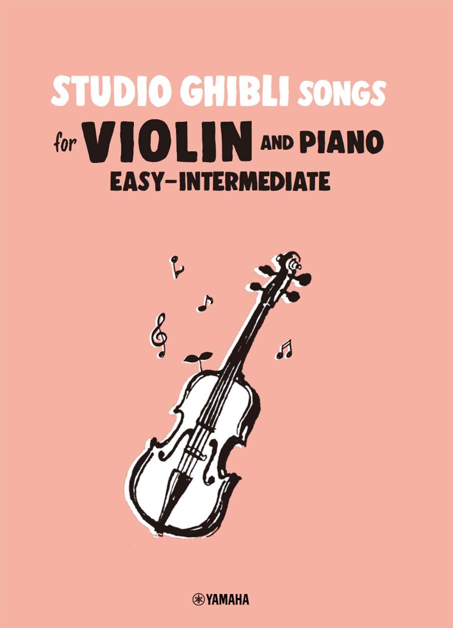 Studio Ghibli Songs for Violin and Piano(Pre-Intermediate) /English Version Sheet Music Book