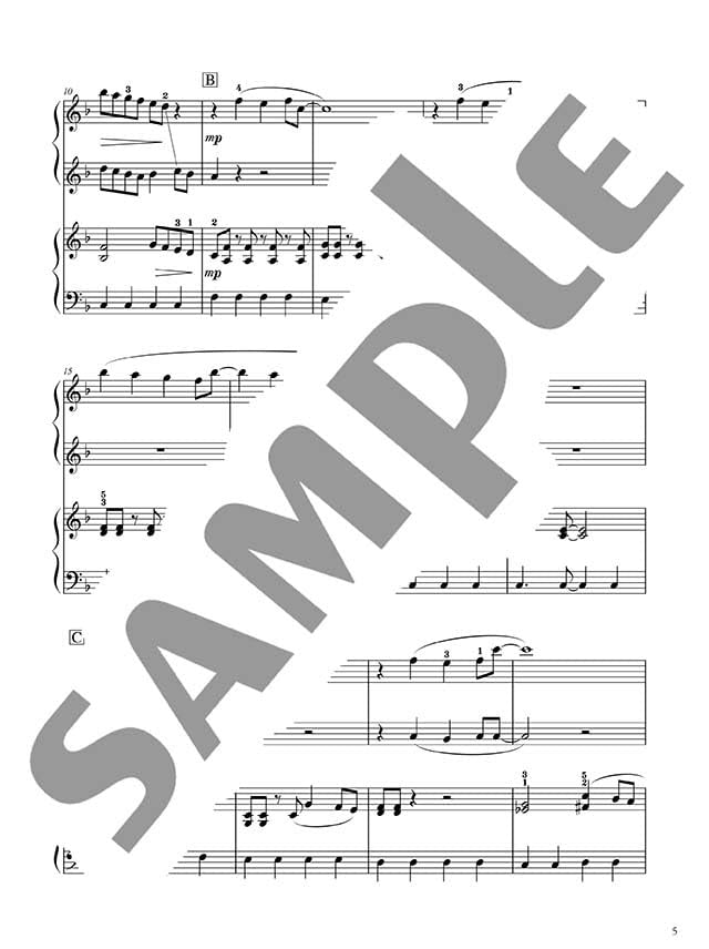 Studio Ghibli Klavierduettbuch auf Burgmüller-Niveau (Vorstufe x Vorstufe) Notenbuch