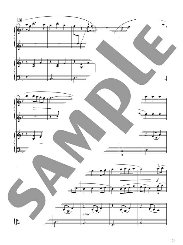 Studio Ghibli Klavierduettbuch auf Burgmüller-Niveau (Vorstufe x Vorstufe) Notenbuch