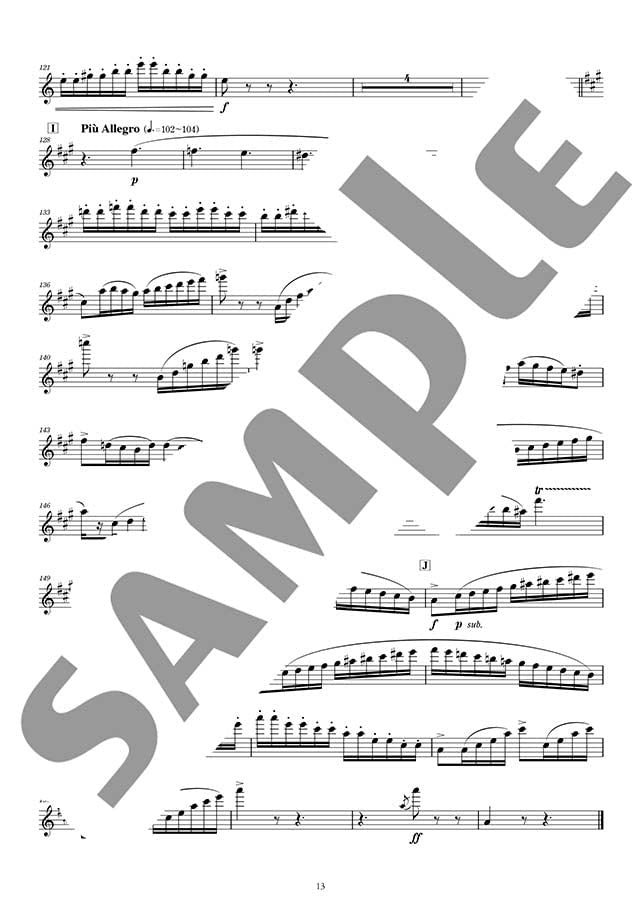 Concert Repertoire for Flute and Piano(Advanced) w/CD(Piano Accompaniment Tracks) Sheet Music Book
