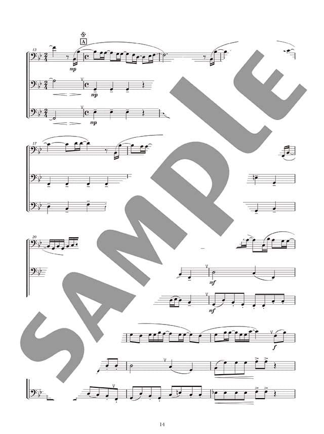 Popular Songs for Trombone Ensemble(Pre-Intermediate) Sheet Music Book