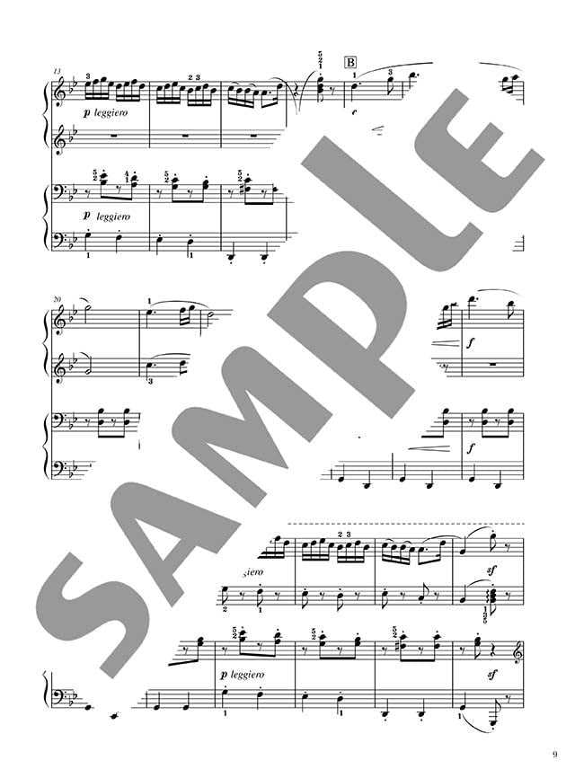 Klassische Musik im Burgmüller Klavierduett (Pre-Intermediate x Pre-Intermediate) Notenbuch