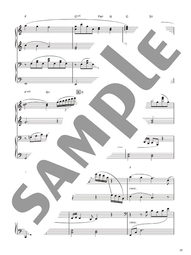 Enjoy various arrangements of Disney Songs for Piano Solo/Duet "A Whole New World/I See the Light" Sheet Music Book
