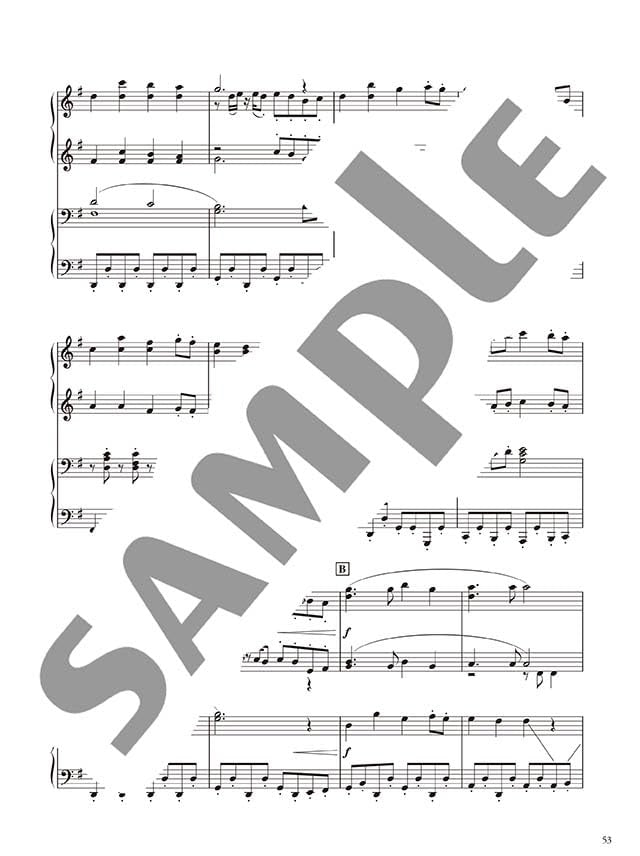 Enjoy various arrangements of Disney Songs for Piano Solo/Duet "Electrical Parade/It's a Small World" Sheet Music Book