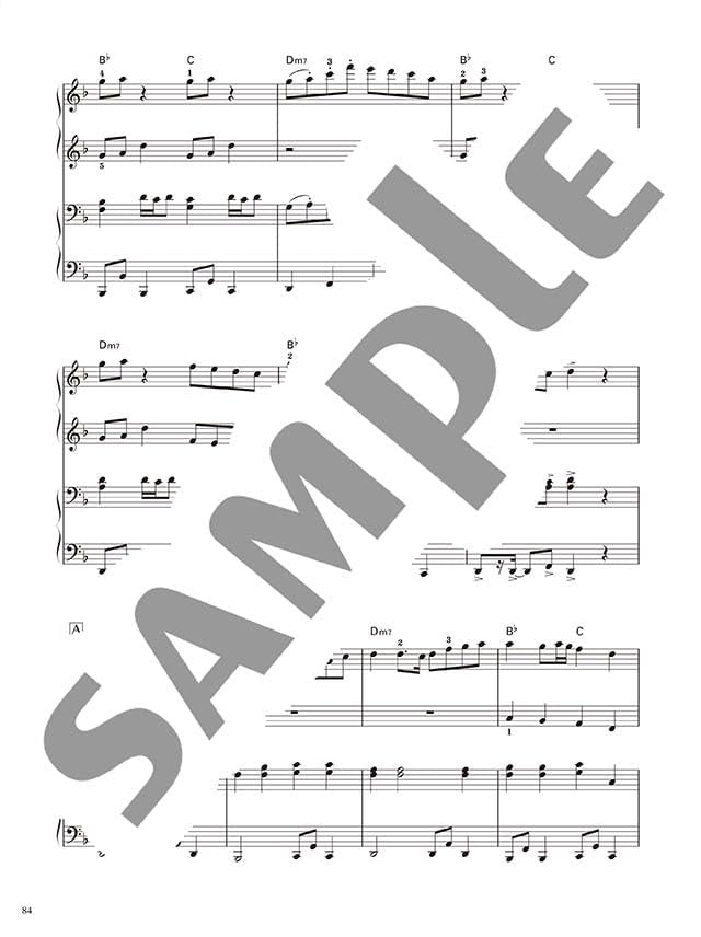 J-POP-Sammlung für Klavierduett-Notenbuch