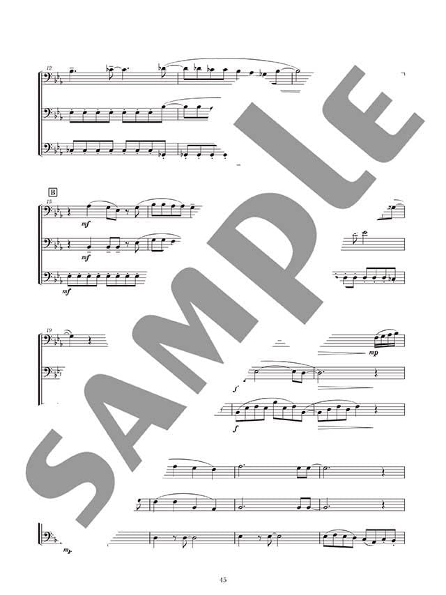 Ensemble de Anime: Trombone Ensemblede(Pre-Intermediate) Sheet Music Book