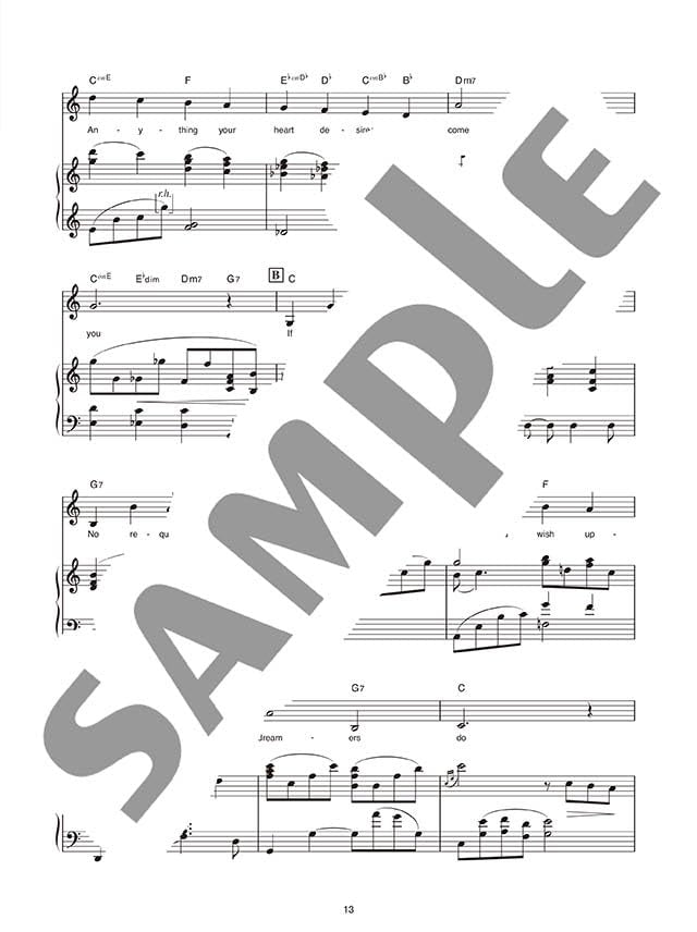 Disney Songs Vol. 2, speziell arrangiert für Klavier und Gesang (Obere Mittelstufe), Notenbuch