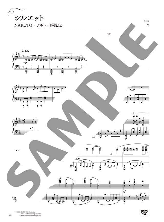 Animenz: Popular Anime Songs 1 for Piano Solo(Advanced) Sheet Music Book