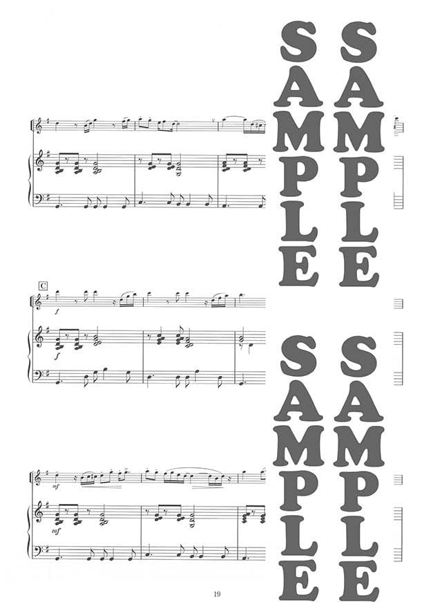 Famous Japanese Traditional Songs for Flute Solo with Piano (Intermediate) (Karaoke CD) - Sheet Music Book